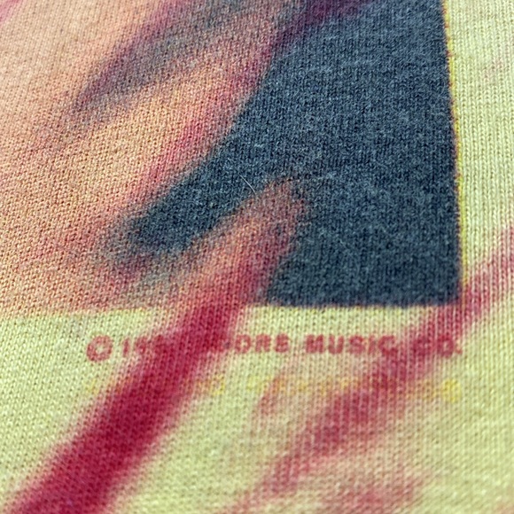 1990 Psychedelic The Doors Jim Morrison Tie Dye T-Shirt size XL - Picture 6 of 11